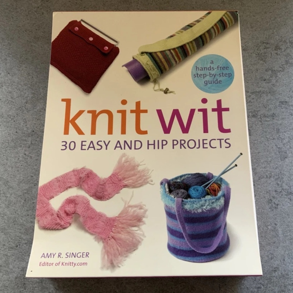Knit Wit: 30 Easy and Hip Projects by Amy R. Singer (2024, Trade Paperback)